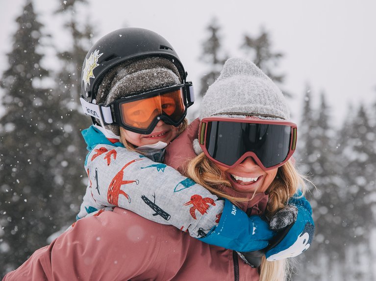 Burton Ambassador Kate Ediger and her son