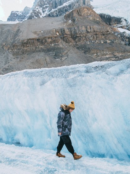 A glacier walk with Danny Davis. We drank the water here and now I think I'll live forever.