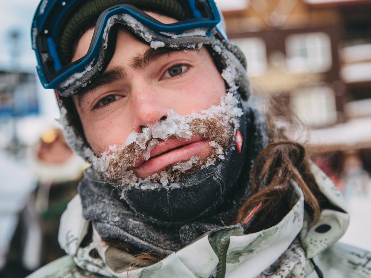 Snowstache.