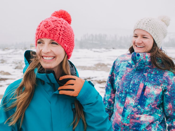 A candid of Kimmy & Kelly in Keystone, 2015.