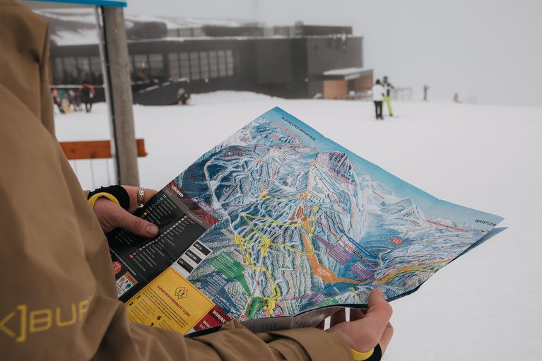 Study a trail map or get one to keep on your pocket.