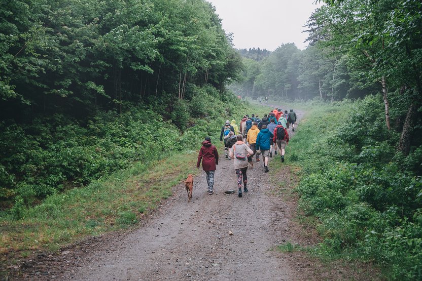 A great crew gathered for this drizzly morning mission.