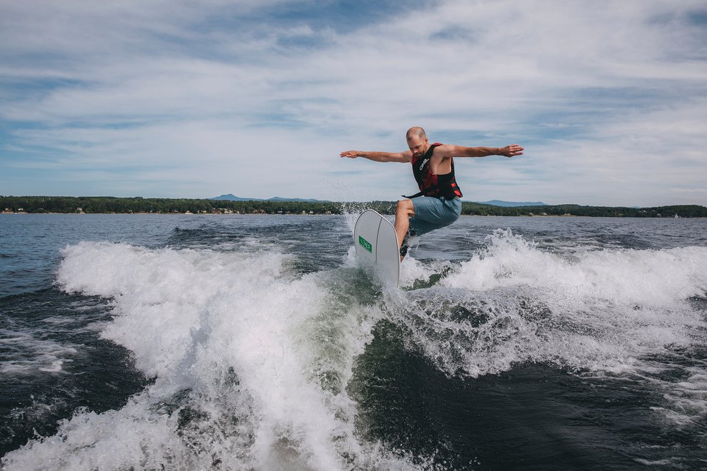 Chris Cunnigham Wake Surfing