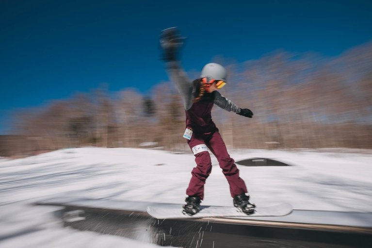 Burton employee, Emma Lenchner