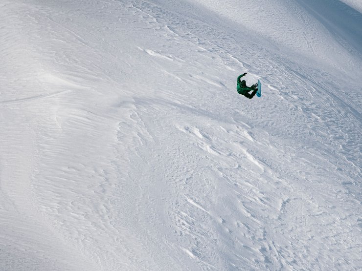 In the end, the real winner was snowboarding... and Ben Ferguson for being able to method like this. (P: Dean Blotto Gray)