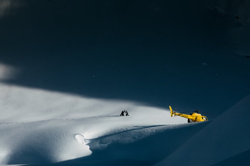 Out of all of the high fives that went down while filming for One World, this might be the best. (Photo: Aaron Blatt)