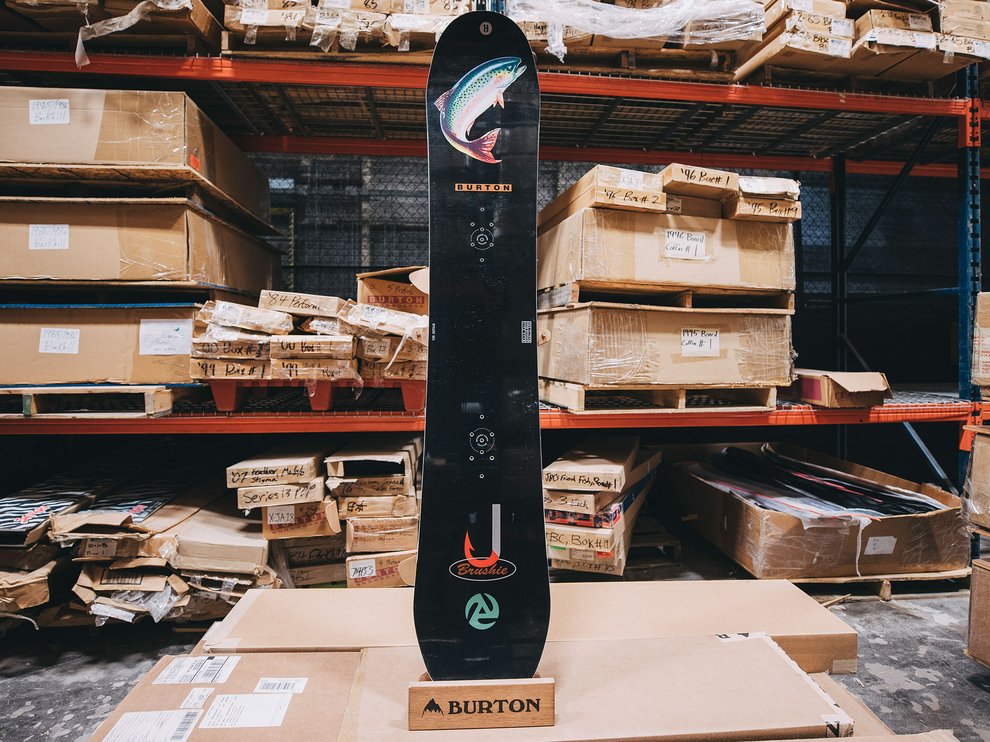 Decades of Burton Innovation: 1993 Burton Brushie Snowboard