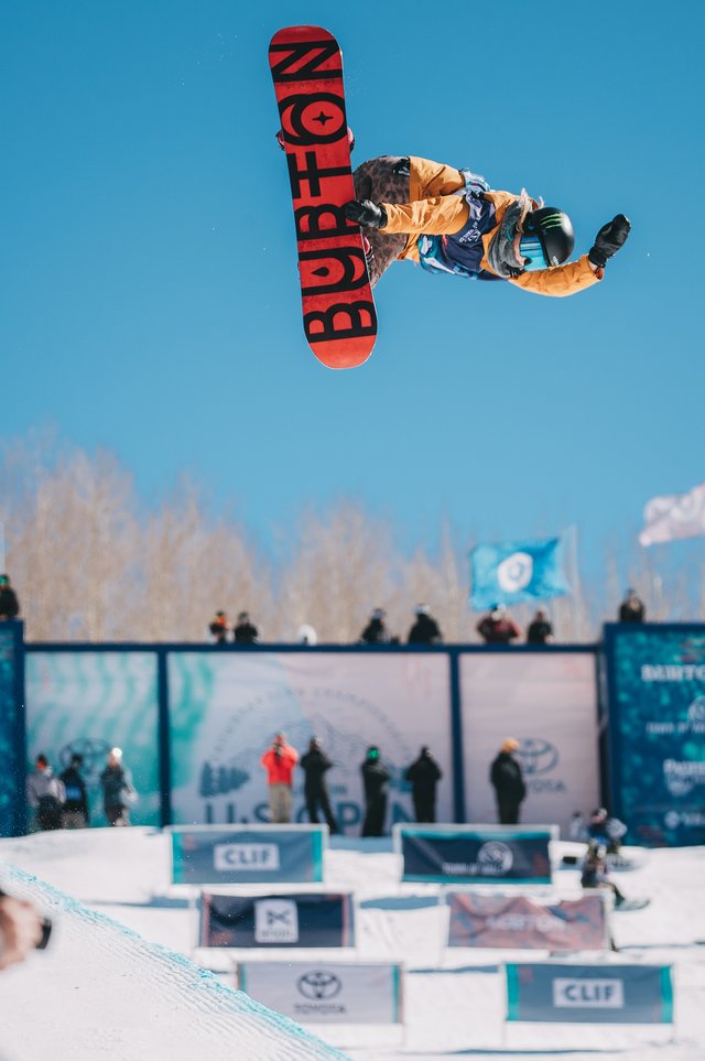 Chloe Kim at the Burton U·S·Open