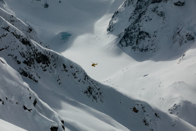 Helicopter for scale.... (Photo: Aaron Blatt)