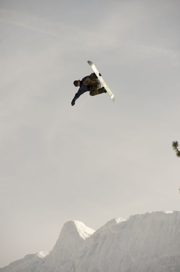 Mark McMorris, hand-cut double-chuck.