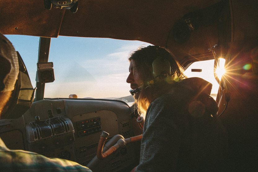 Ever fly a plane? There’s a first time for everything, right Mark?