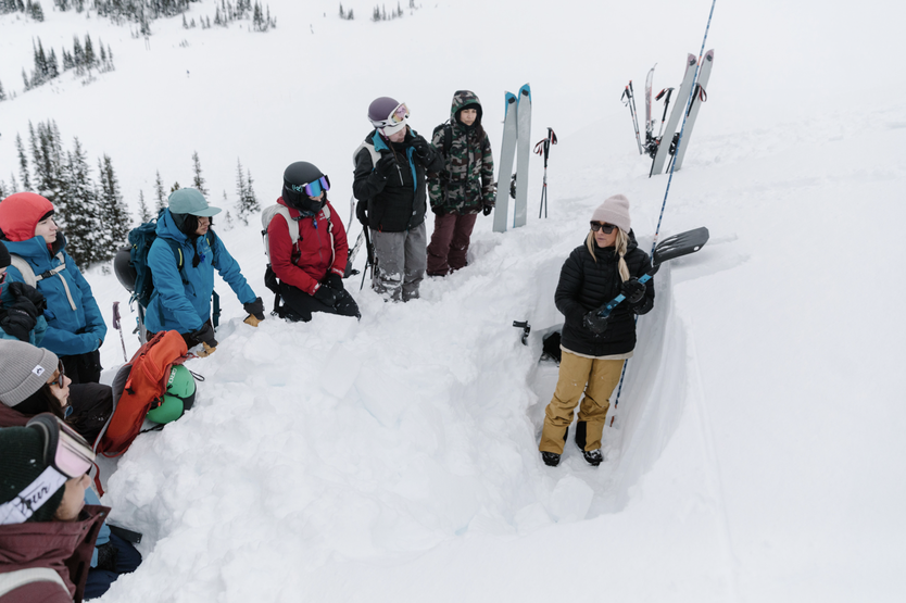 The shovel snow compression test.