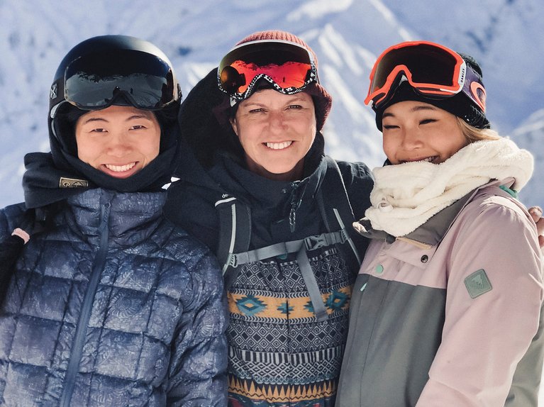 Jiayu Liu, Donna Carpenter, and Chloe Kim